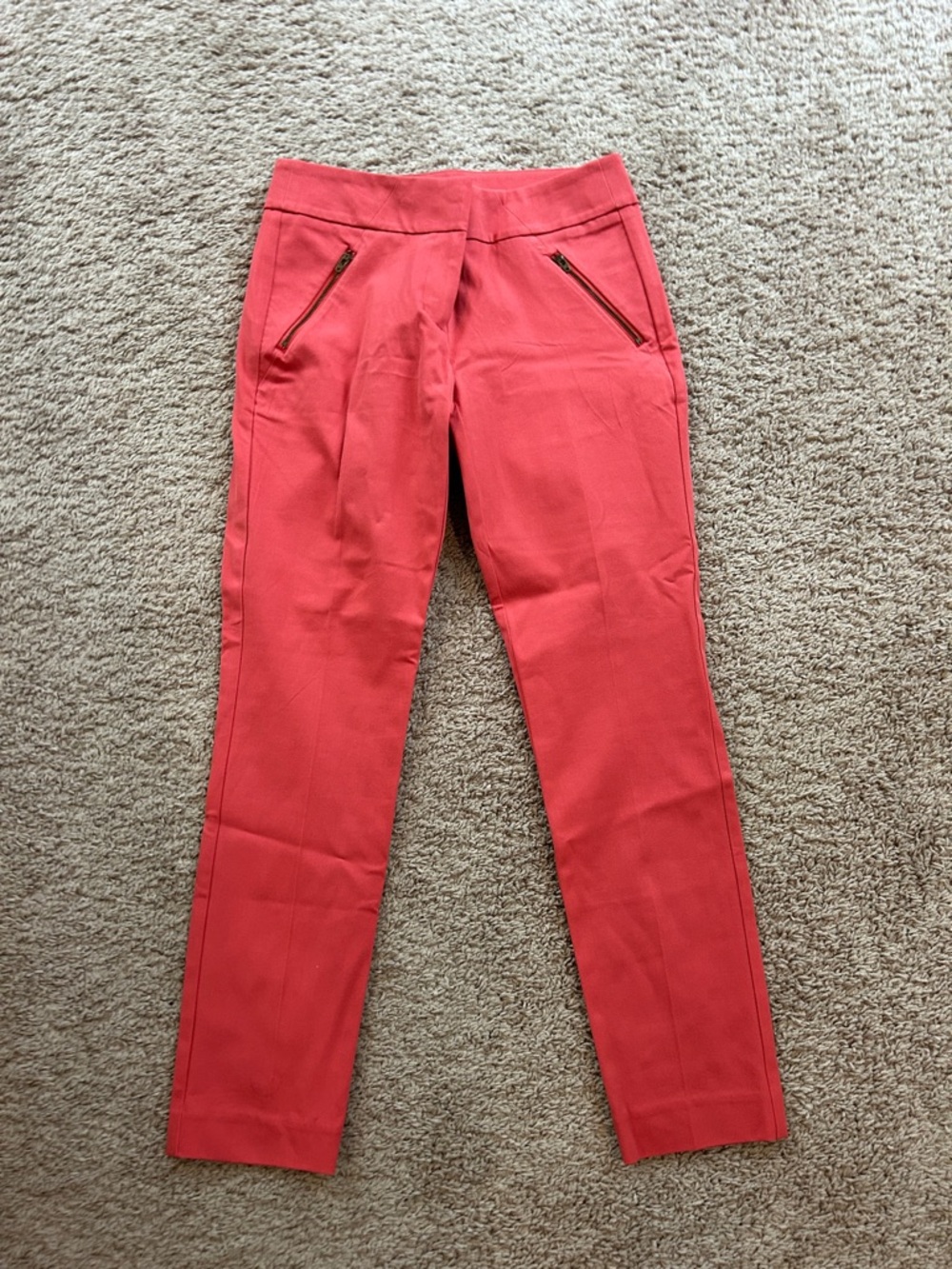 LOFT Coral Skinny Ankle Pants